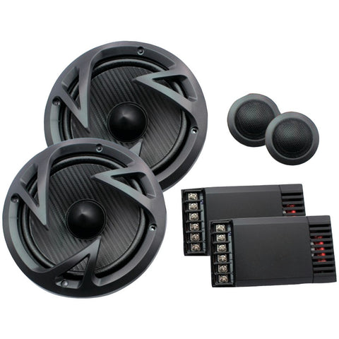 Power Acoustik Edge Series 6.5" 500-Watt 2-Way Component Speaker System