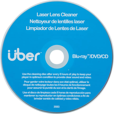 Uber Laser Lens Cleaner For Cd Dvd & Blu-ray
