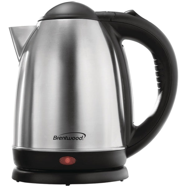 Brentwood 1.7-liter Stainless Steel Electric Cordless Tea Kettle