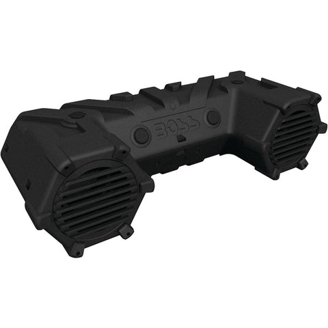 Boss Audio All-Terrain Amplified Sound System With 8" Speakers, Dual-Row Led Light Bar & Bluetooth