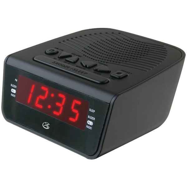 Gpx 6" Led Am And Fm Alarm Clock