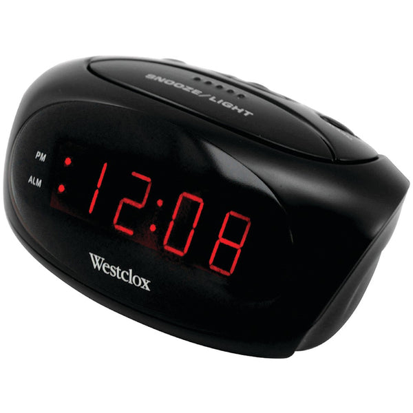Westclox Super-loud Led Electric Alarm Clock (black)
