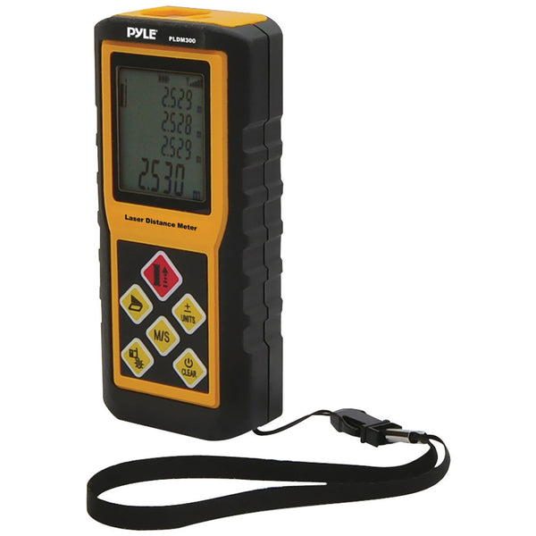 Pyle Pro Handheld Laser Distance Meter (300ft)
