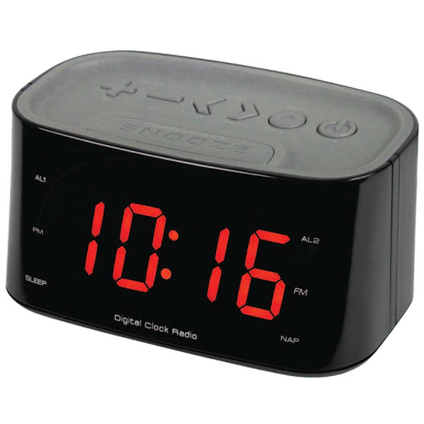 Sylvania Bluetooth Dual Alarm Clock Radio (black)
