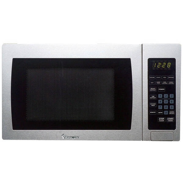 Magic Chef .9 Cubic-ft 900-watt Microwave With Digital Touch (stainless Steel)
