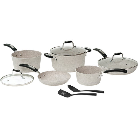 The Rock By Starfrit 10-piece Cookware Set With Bakelite Handles