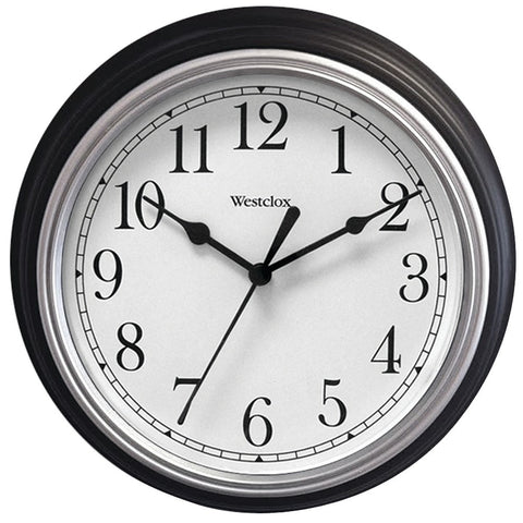 Westclox 9" Decorative Wall Clock (Black)