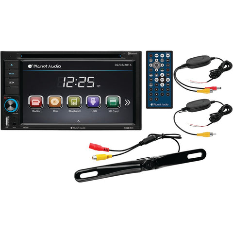 Planet Audio 6.2&#34; Double Din In-dash Touchscreen Dvd Receiver With Bluetooth