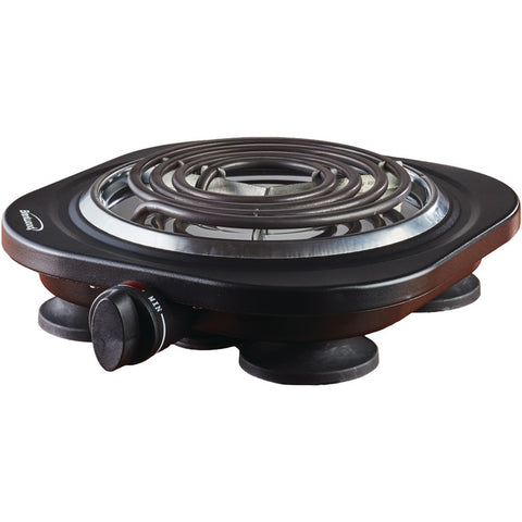 Brentwood Electric 1000-watt Single Burner (black)