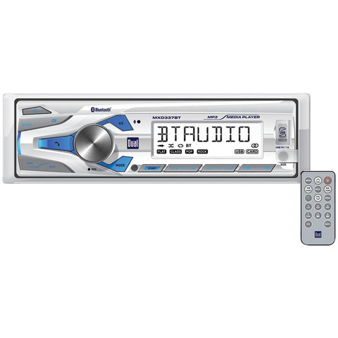 Dual Marine Single-din In-dash Mechless Digital Media Am And Fm Receiver With Bluetooth