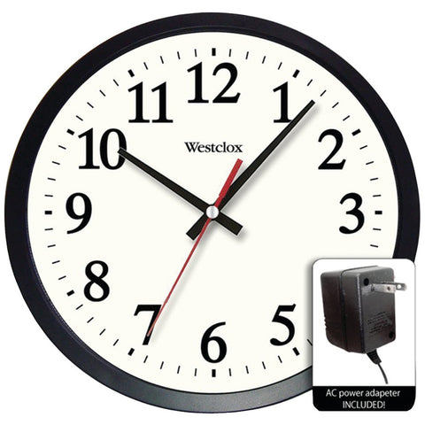 Westclox 14" Round Electric Powered Office Wall Clock