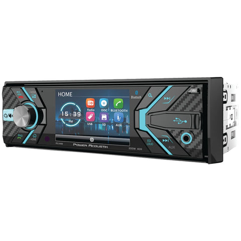 Power Acoustik 3.4" Incite Single-din In-dash Detachable Lcd Touchscreen Dvd Receiver With Bluetooth