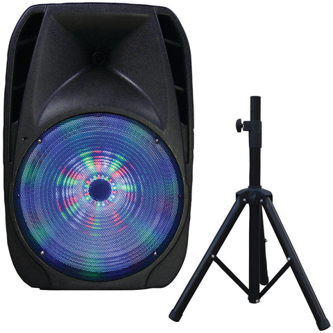 Supersonic 15" Portable Bluetooth Dj Speaker With Stand