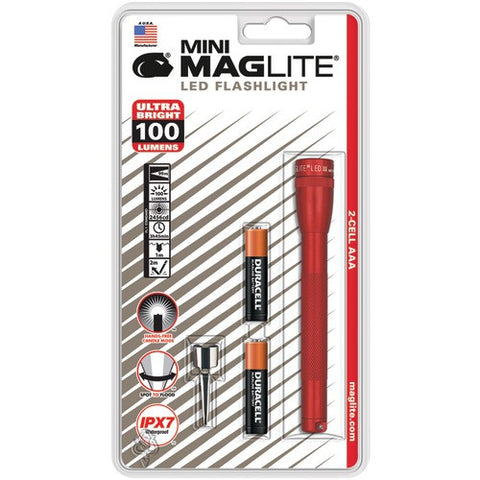 Maglite 111-lumen Mini Maglite Led Flashlight (red)