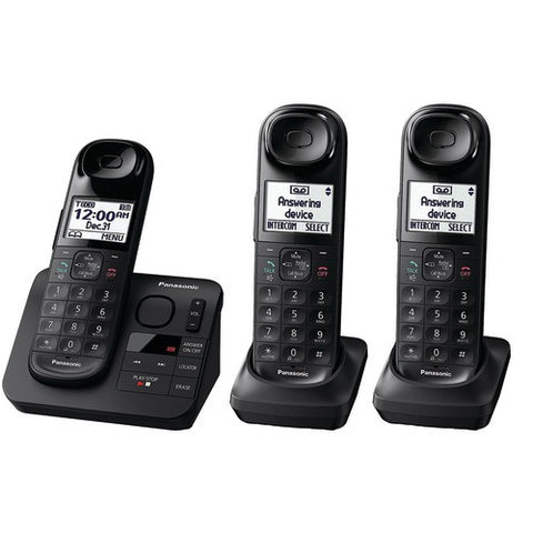 Panasonic Expandable Cordless Phone System With Comfort Shoulder Grip (3-handset System)
