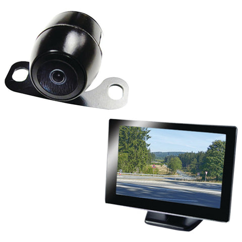 Boyo 5" Rearview Monitor With License-Plate Camera