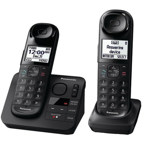 Panasonic Expandable Cordless Phone System With Comfort Shoulder Grip (2-handset System)