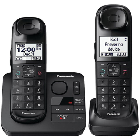 Panasonic Expandable Cordless Phone System With Comfort Shoulder Grip (2-handset System)