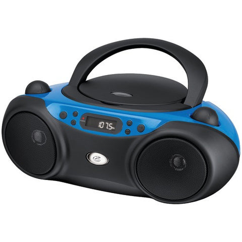 Gpx Sporty Cd & Radio Boom Box (blue)