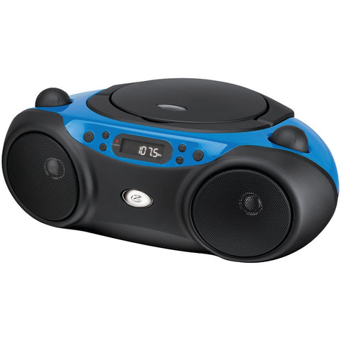 Gpx Sporty Cd & Radio Boom Box (blue)