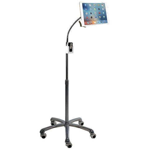Cta Digital Ipad And Tablet Heavy-duty Gooseneck Floor Stand