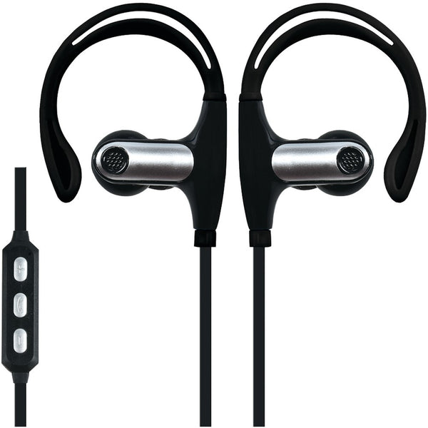 Supersonic Sweatproof Bluetooth Sport Earbuds With Microphone (black)