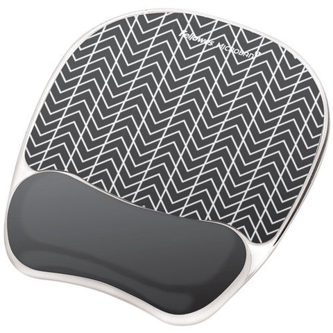 Fellowes Photo Gel Mouse Pad Wrist Rest With Microban