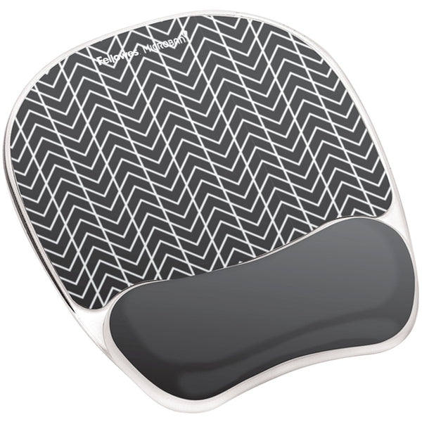 Fellowes Photo Gel Mouse Pad Wrist Rest With Microban