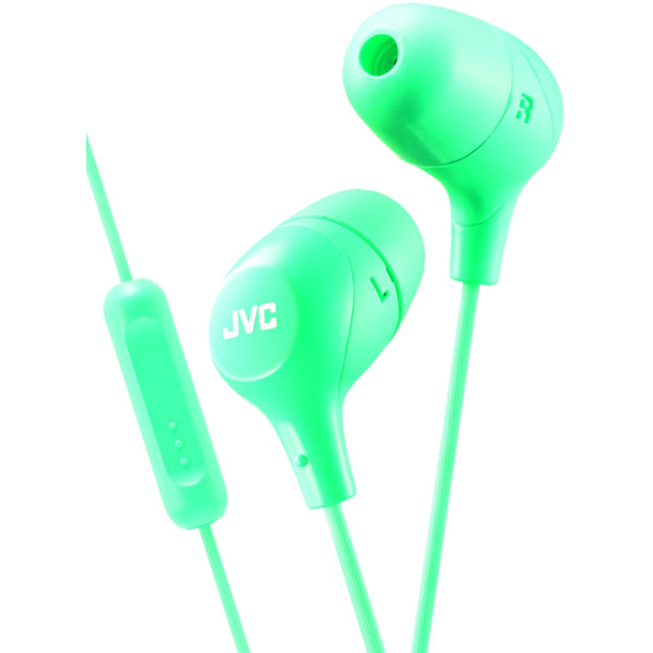 Jvc Marshmallow Inner-ear Headphones With Microphone (green)