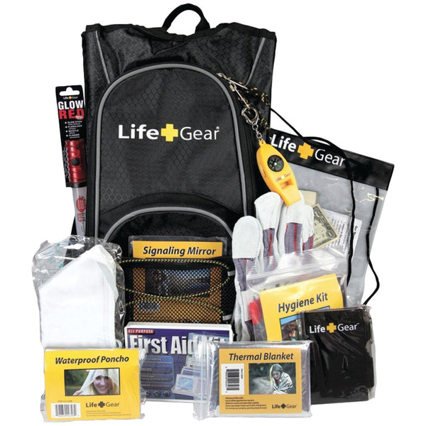 Life+gear Day Pack Emergency Survival Backpack Kit