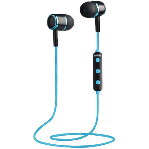Naxa Bluetooth Isolation Earbuds With Microphone & Remote (blue)