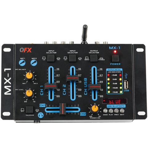 Qfx 3-channel Mx-1 Professional Mixer