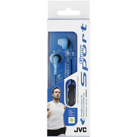 Jvc Gumy Sports Earbuds With Microphone (blue)