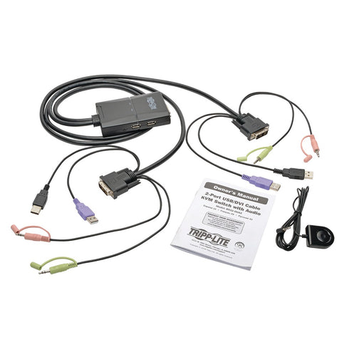 Tripp Lite 2-port Usb And Dvi Cable Kvm Switch