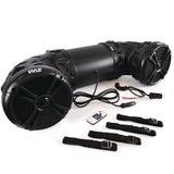 Pyle Marine And Atv 6.5" 800-watt Powered Speaker System With Bluetooth & Led Lighting