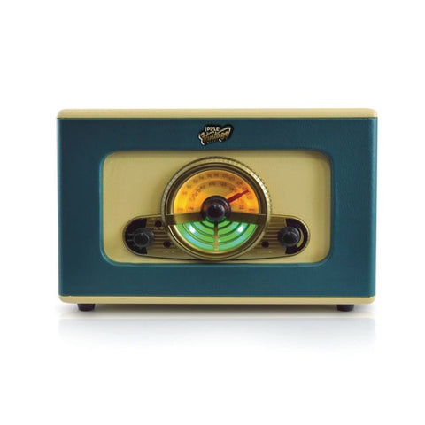 Pyle Home Bluetooth Vintage Suitcase-style Turntable Speaker System With Cd Player