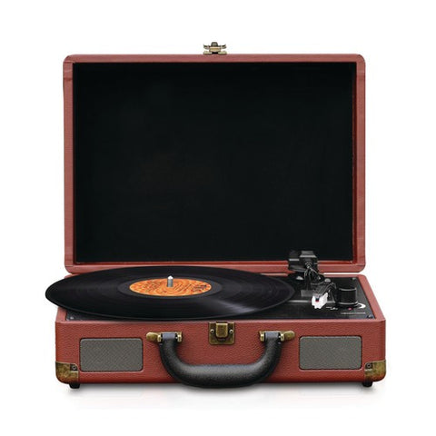 Pyle Home Bluetooth Vintage Briefcase-style Turntable Speaker System