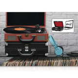Pyle Home Bluetooth Vintage Briefcase-style Turntable Speaker System