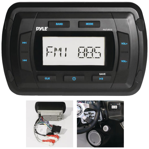 Pyle Marine Dash-panel Mechless Receiver With Bluetooth