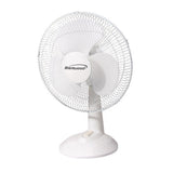 Brentwood Koolzone 12" Oscillating Desk Fan