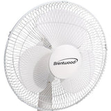 Brentwood Koolzone 12" Oscillating Desk Fan