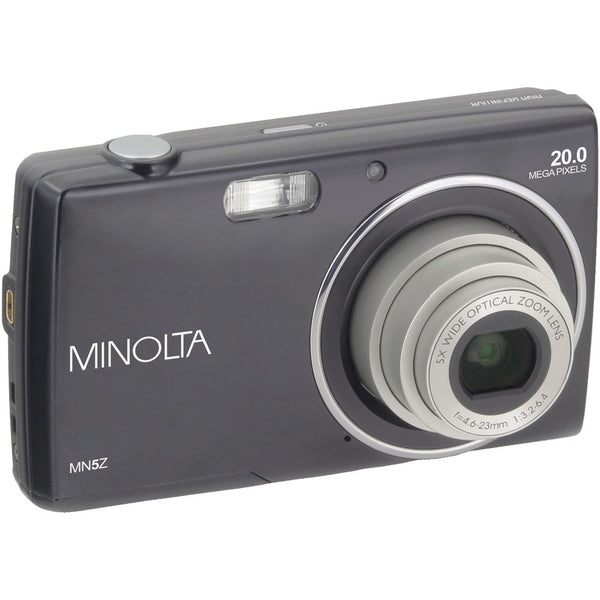Minolta 20-megapixel Mn5z Hd Digital Camera With 5x Zoom (black)