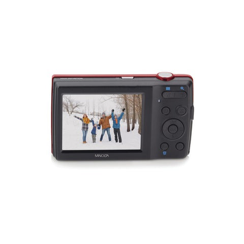 Minolta 20-megapixel Mn5z Hd Digital Camera With 5x Zoom (red)