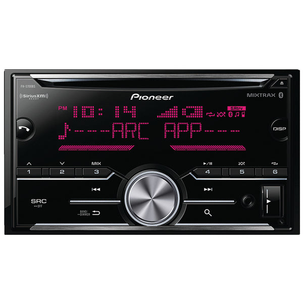 Pioneer Double-din In-dash Cd Receiver With Bluetooth & Siriusxm Ready