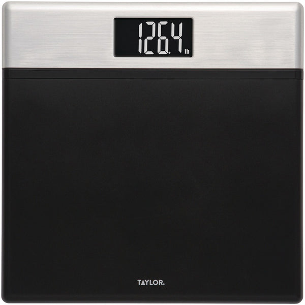 Taylor Precision Products Textured Black Digital Scale With Glass Core