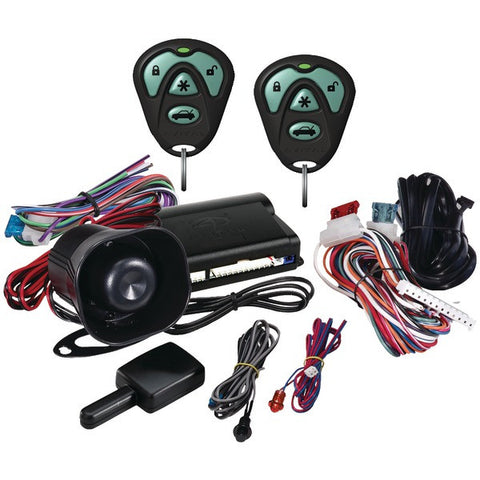 Avital 3100 1-way Security System With Siren & Two 4-button Remotes