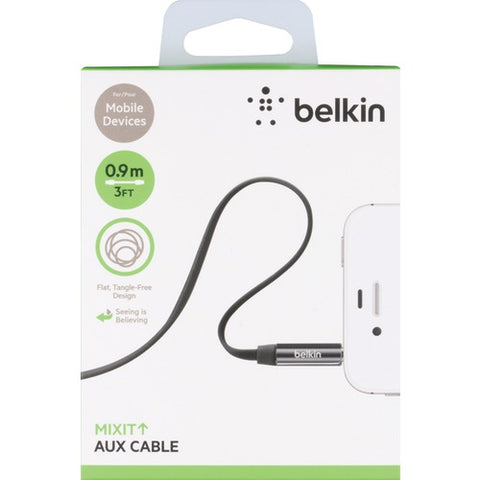 Belkin Mixit Auxiliary Cable, 3ft (black)