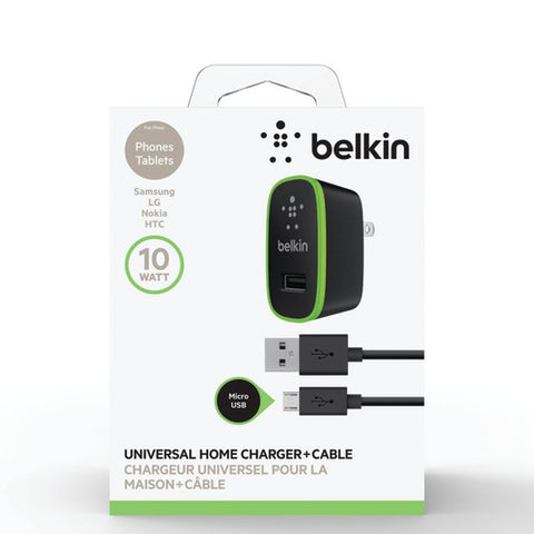 Belkin 2.1-amp Universal Home Charger With Micro Usb Charge & Sync Cable