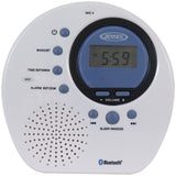 Jensen Water-resistant Digital Am And Fm Bluetooth Shower Clock Radio