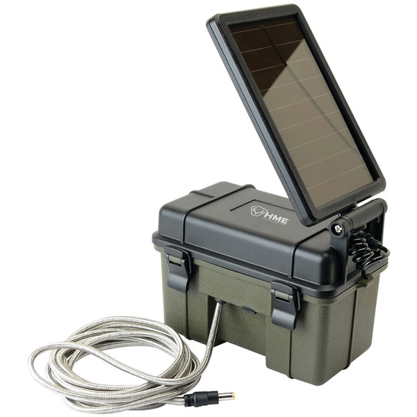 Hme 12-volt Battery Box With 2-watt Solar Panel